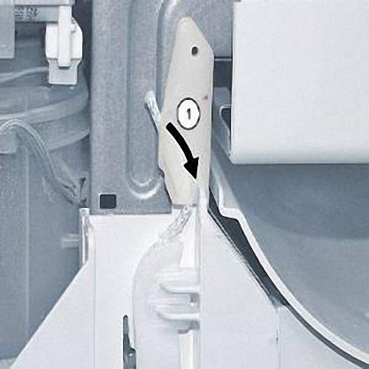 Lắp đặt lò xo mới trong máy rửa bát Bosch