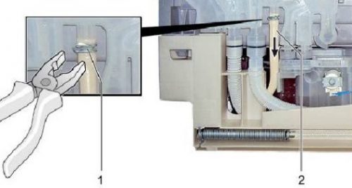 Thay ống cấp nước trong máy rửa chén Bosch